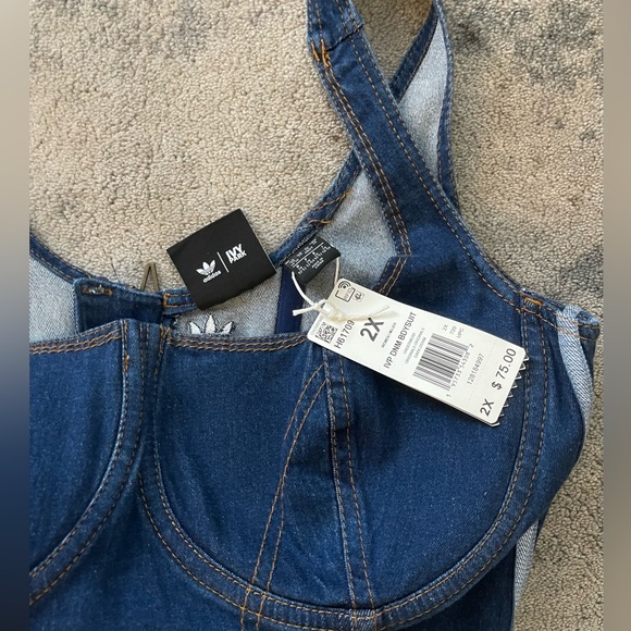 IVY PARK X Adidas denim bodysuit 2X 🤠 rodeo - Picture 2 of 3